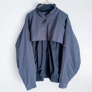 Nike Golf storm fit full zip windbreaker jacket black grey size XL